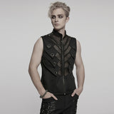 Anodyne Punk Fishnet Eyelet Vest Men's