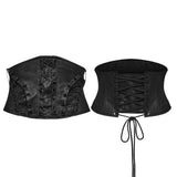Berenice Women's Gothic Corset with Lacing in Black