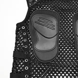 Akerbeltz Cyberpunk Fishnet Armor Plate Top Men's