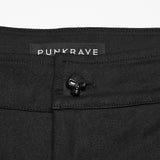 Squall Men's Gothic Military Cargo Pants in Black