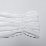 Ulrich Victorian Gothic White Cotton Ruffle Napoleon Shirt Men's