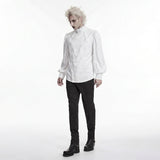 Wolfsbane Men's Gothic Shirt in White