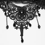 Berenice Beaded Lace Choker Necklace