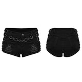 Ophelia Women's Gothic Shorts in Black