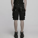Melusine Men's Gothic Shorts in Black