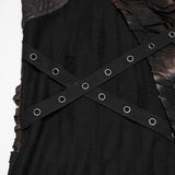 Hemlock Men's Gothic Vest/Camisole in Black & Coffee
