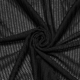 Ember Séance Men's Gothic Shirt with Mesh in Black