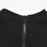 Dusk Rite Women's Gothic Top with Studded Details in Black