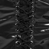Plague Gothic Patent Leather Corset Dress