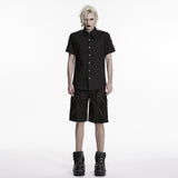Chancel Men's Gothic Shirt in Black