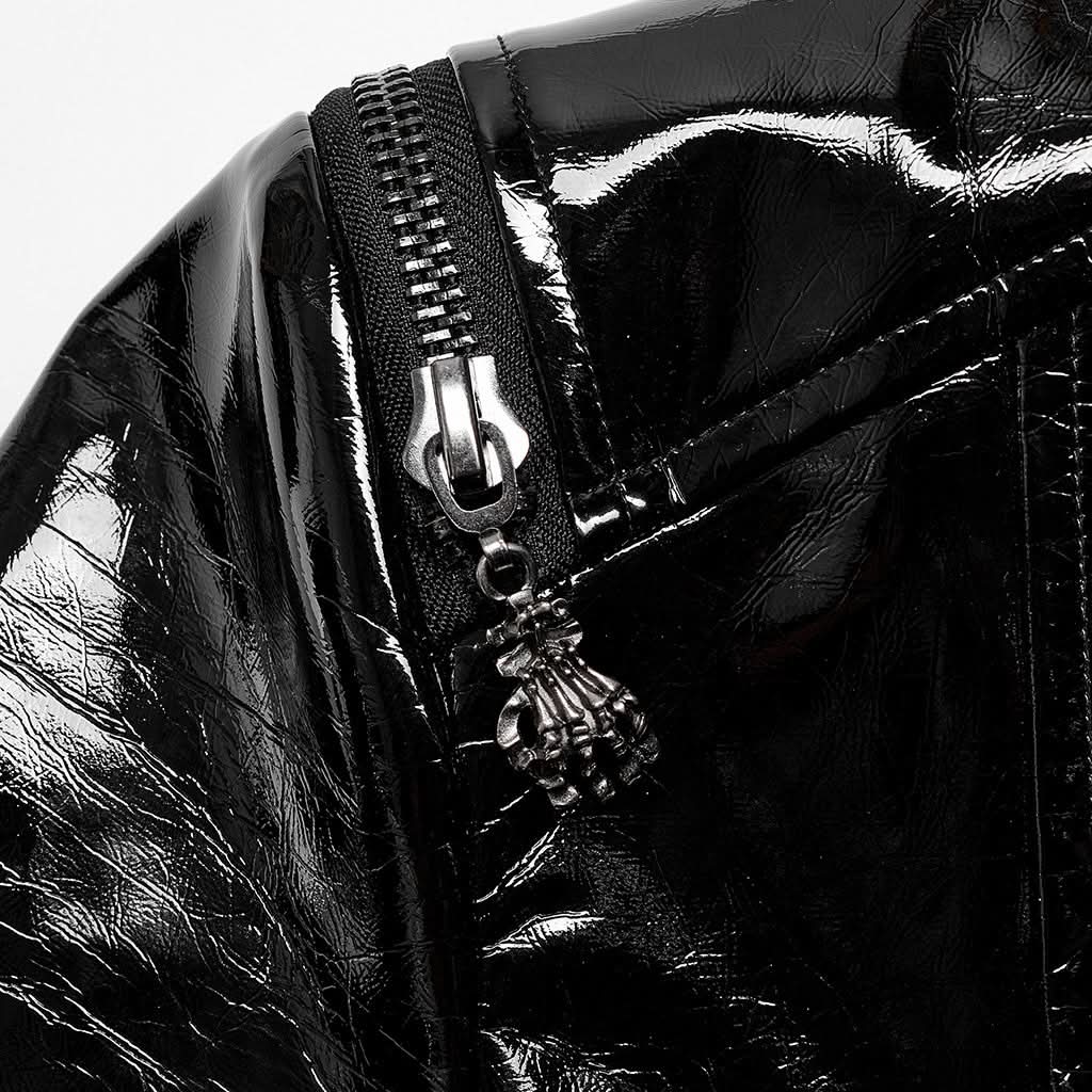 Necroharmonic PU Trench Coat - PunkRave