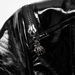 Necroharmonic PU Trench Coat - PunkRave