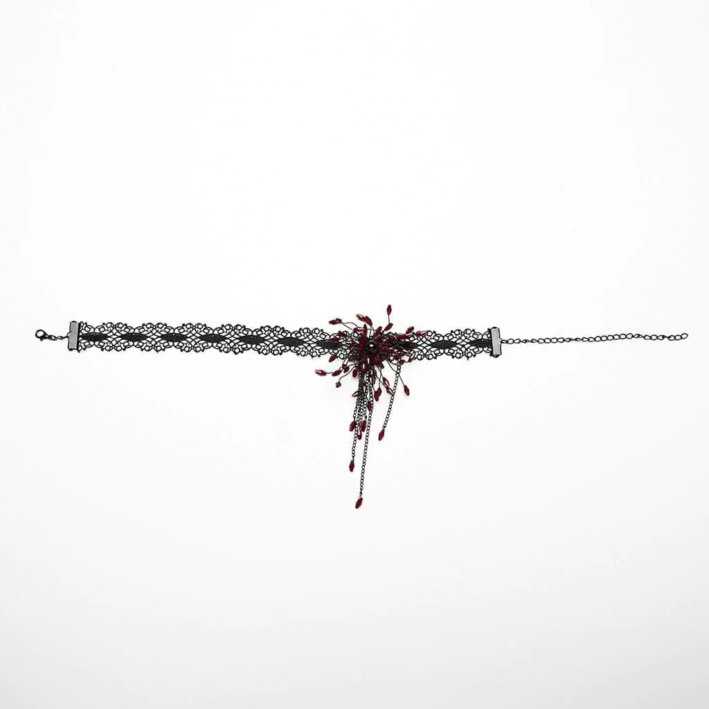 Occult Lace Choker - PunkRave
