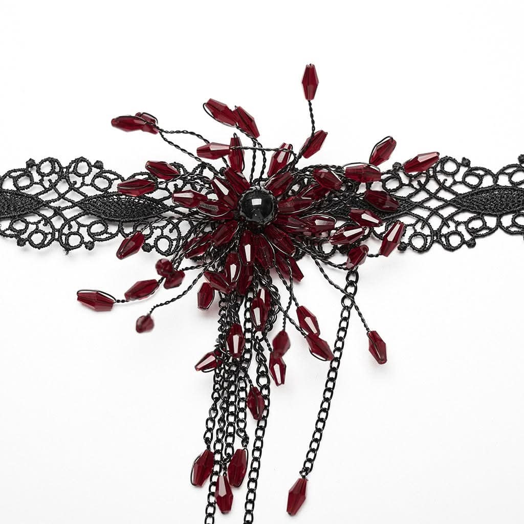 Occult Lace Choker - PunkRave