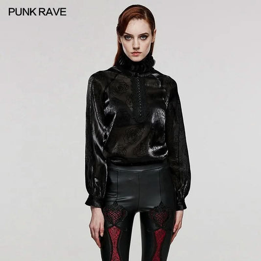 Whispers of Antiquity - Printed Mesh Top - PunkRave