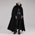 Darkened Desires Fur Collar Cape - PunkRave