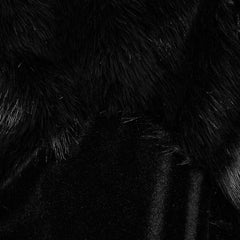 Sherpa Fur Collar Cape - PunkRave