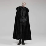 Sherpa Fur Collar Cape - PunkRave