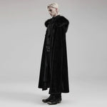Sherpa Fur Collar Cape - PunkRave