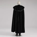 Sherpa Fur Collar Cape - PunkRave