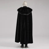 Sherpa Fur Collar Cape - PunkRave