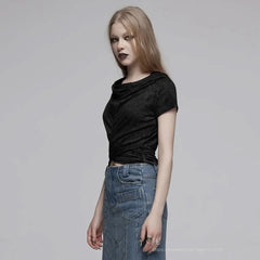 Street Rebel Cowl Neckline Tee - PunkRave