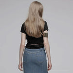 Street Rebel Cowl Neckline Tee - PunkRave