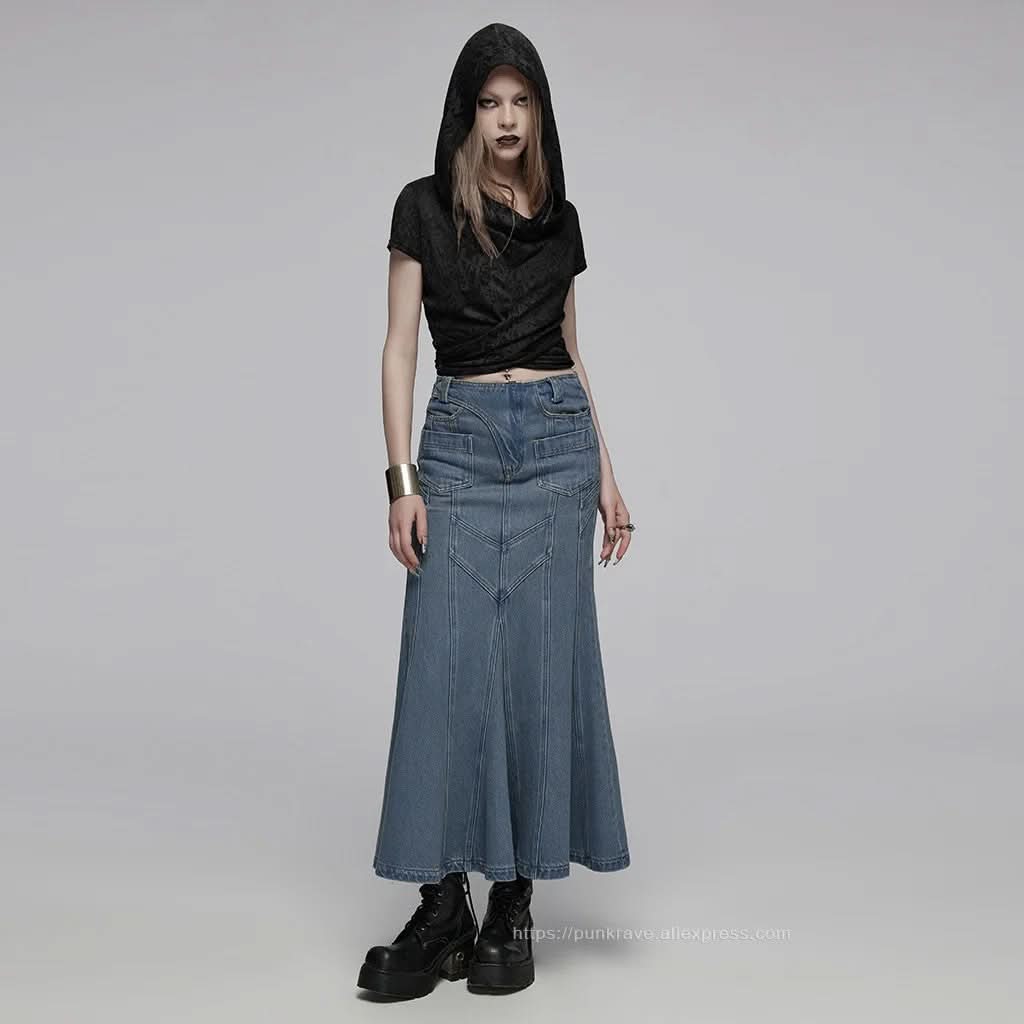 Street Rebel Cowl Neckline Tee - PunkRave