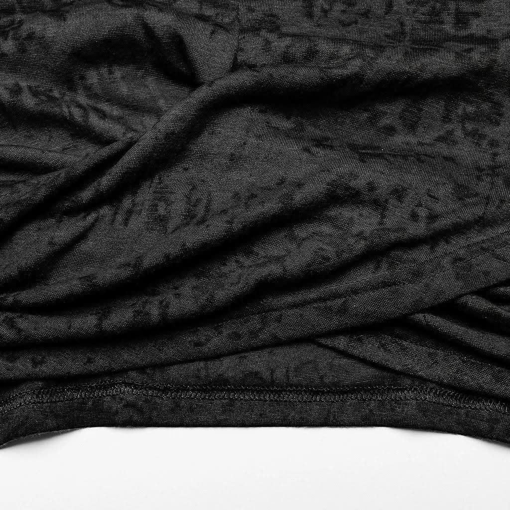 Street Rebel Cowl Neckline Tee - PunkRave