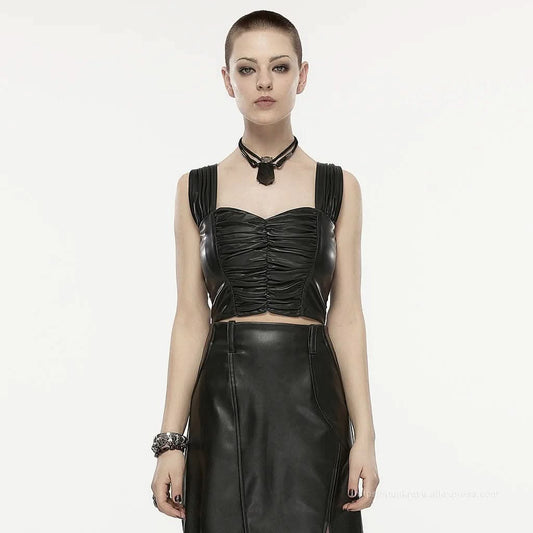 Rogue Reverie PU Bustier - PunkRave