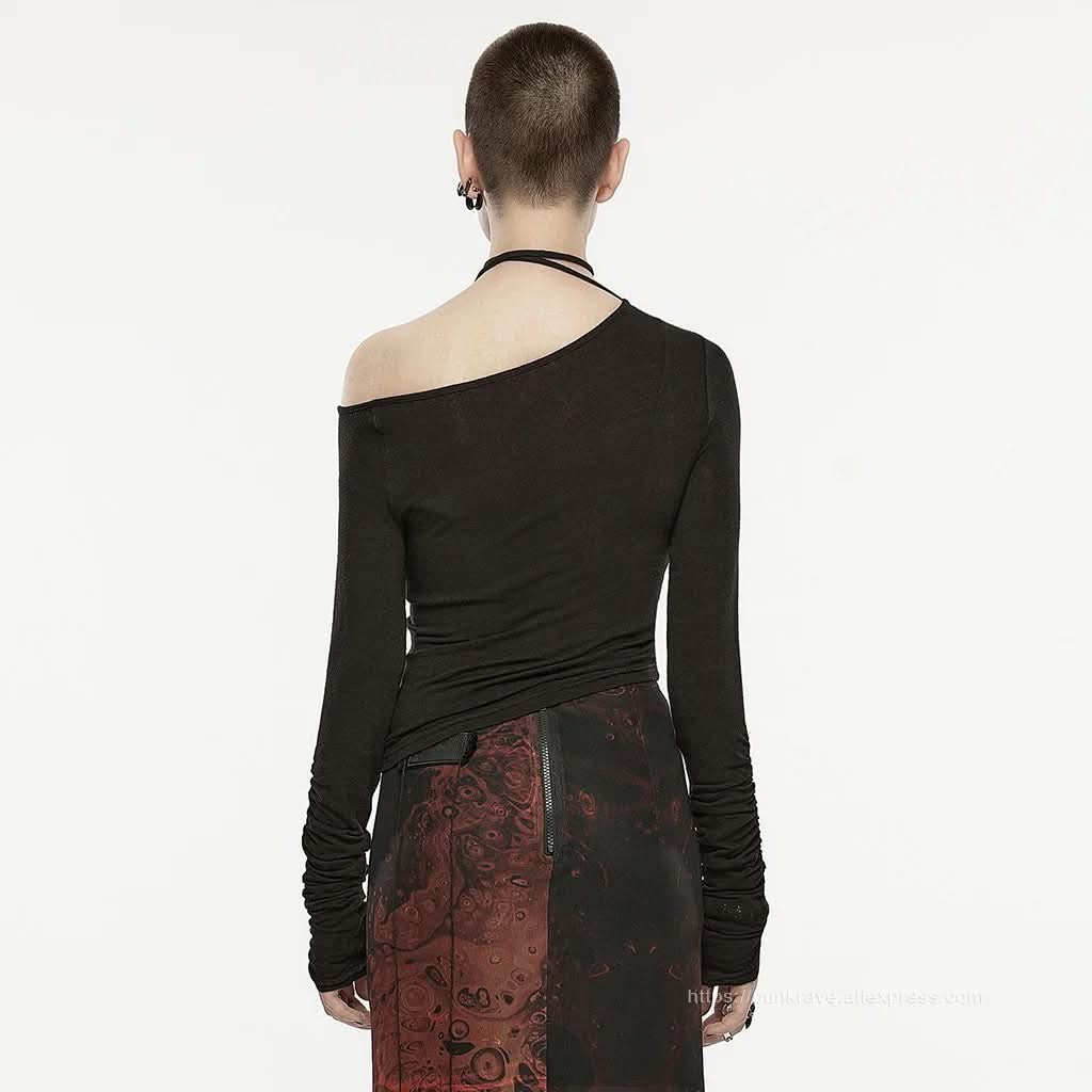 Chaos Chains Ruched Top - PunkRave