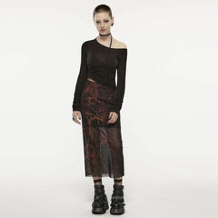 Chaos Chains Ruched Top - PunkRave
