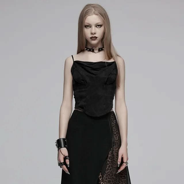 Punk Pixie Suspender Top - PunkRave