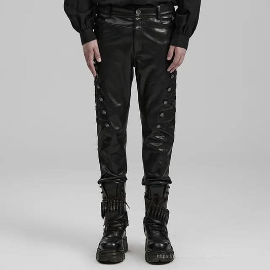 Whispering Wraith PU Pants - PunkRave