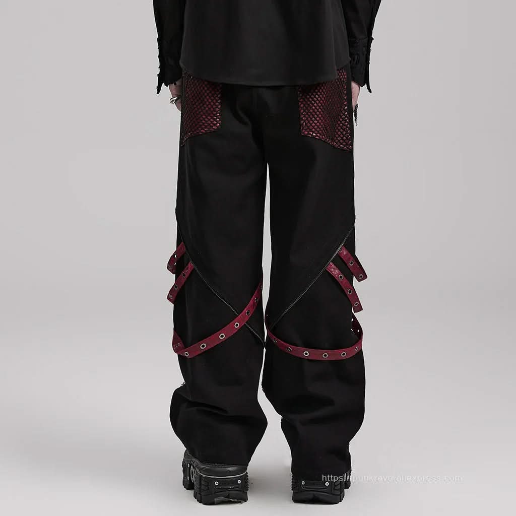 Chaos Combat Straight Trousers - PunkRave