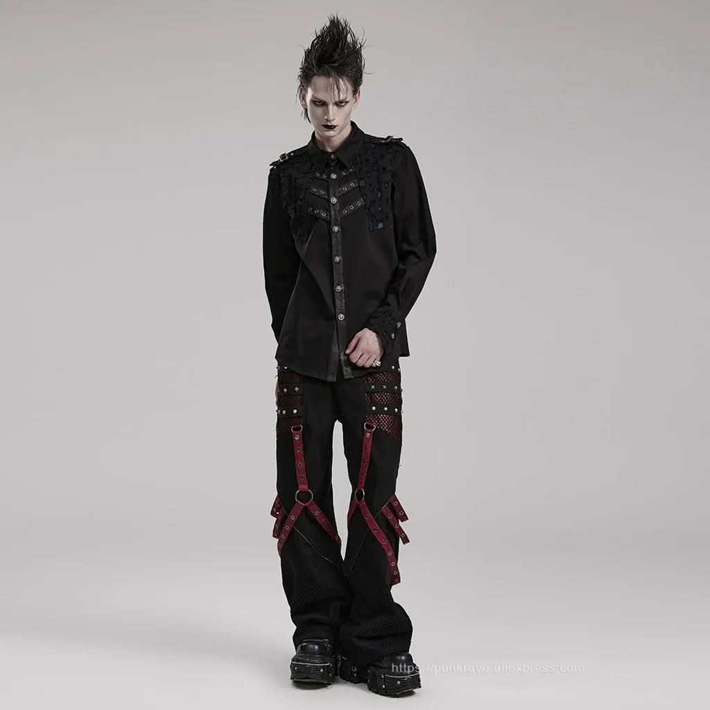 Chaos Combat Straight Trousers - PunkRave