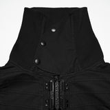 Acheron Victorian Gothic Cyber Armor Top Men's