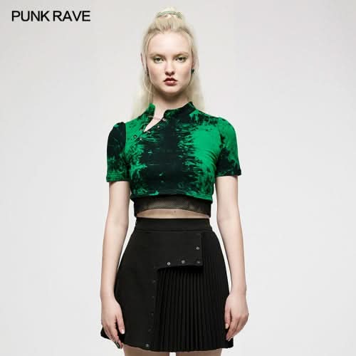 Jasmine Tie-Dyed Crop Top - PunkRave