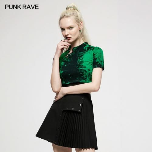 Jasmine Tie-Dyed Crop Top - PunkRave