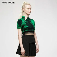 Jasmine Tie-Dyed Crop Top - PunkRave