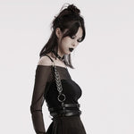 Darkwave PU Body Harness - PunkRave