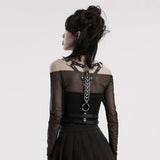 Darkwave PU Body Harness - PunkRave