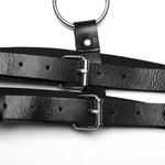 Darkwave PU Body Harness - PunkRave