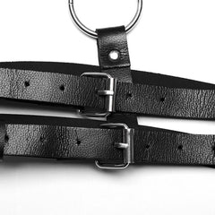 Darkwave PU Body Harness - PunkRave