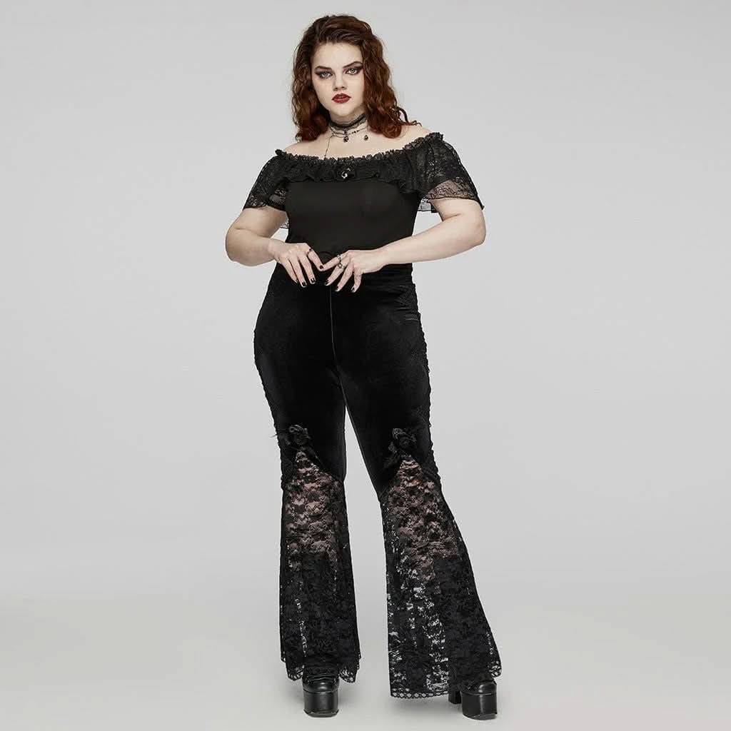 Siren Wide Leg Pants - PunkRave
