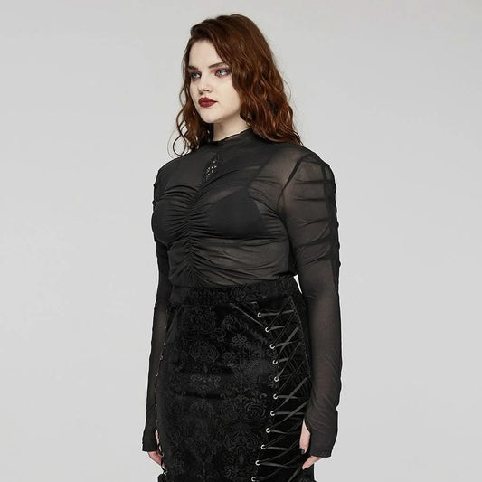 Malefic Sheer Top - PunkRave