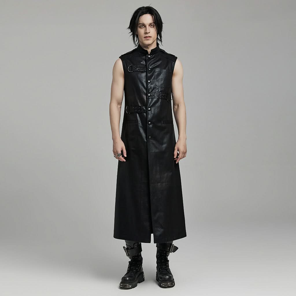 Ephemera PU Coat - PunkRave