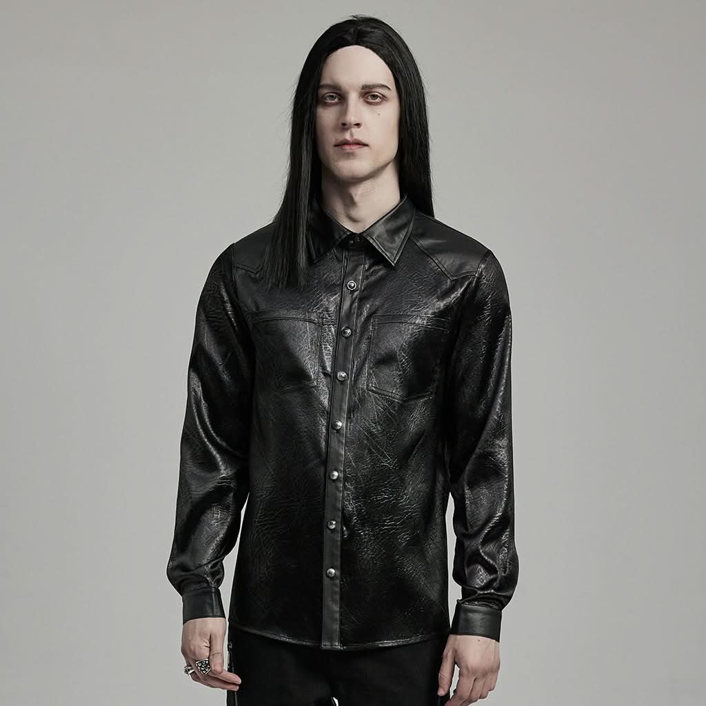 Asphyxia Button-up Shirt - PunkRave