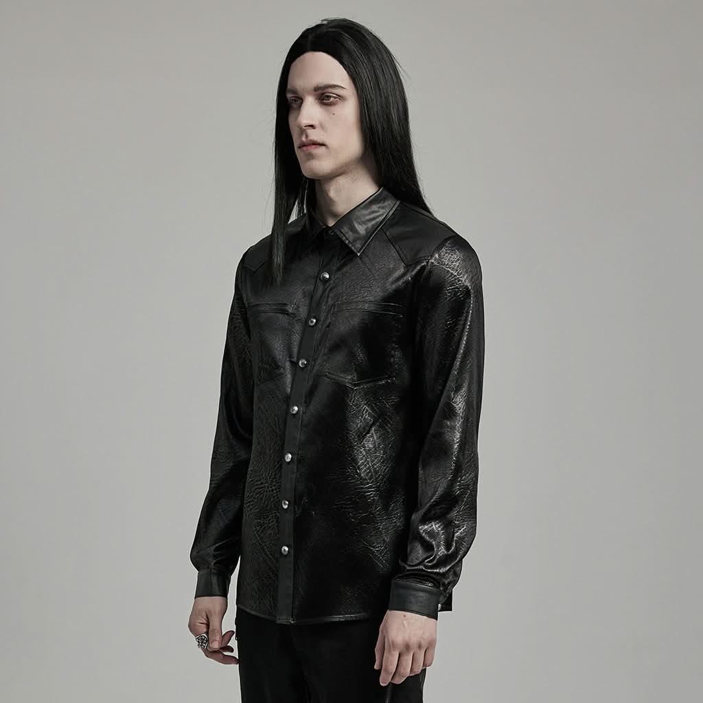 Asphyxia Button-up Shirt - PunkRave