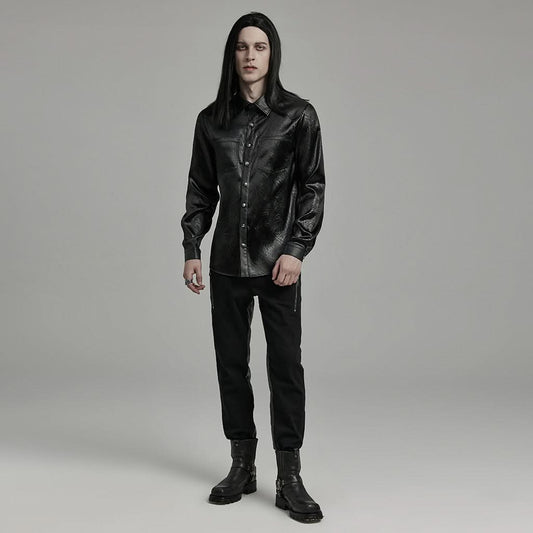 Asphyxia Button-up Shirt - PunkRave
